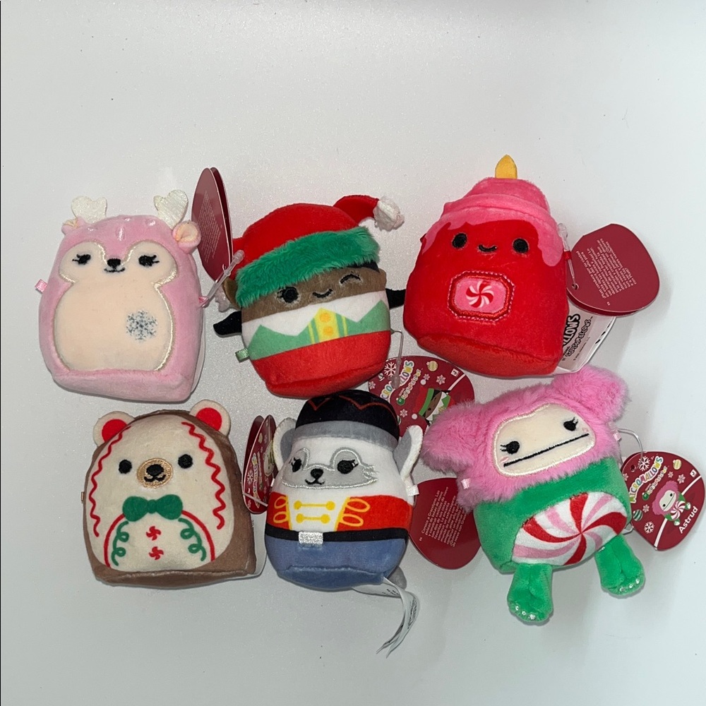 Squishmallows Micromallows Holiday Collection - NWT